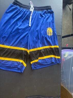 NBA Golden State Warriors Men's Active Mesh Basketball Shorts